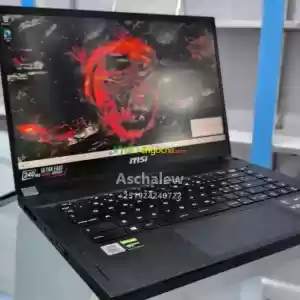 MSI stealth 15M🥰🥰       ............11TH GEN..….........             intel® Core i7 100h  Price in Ethiopia